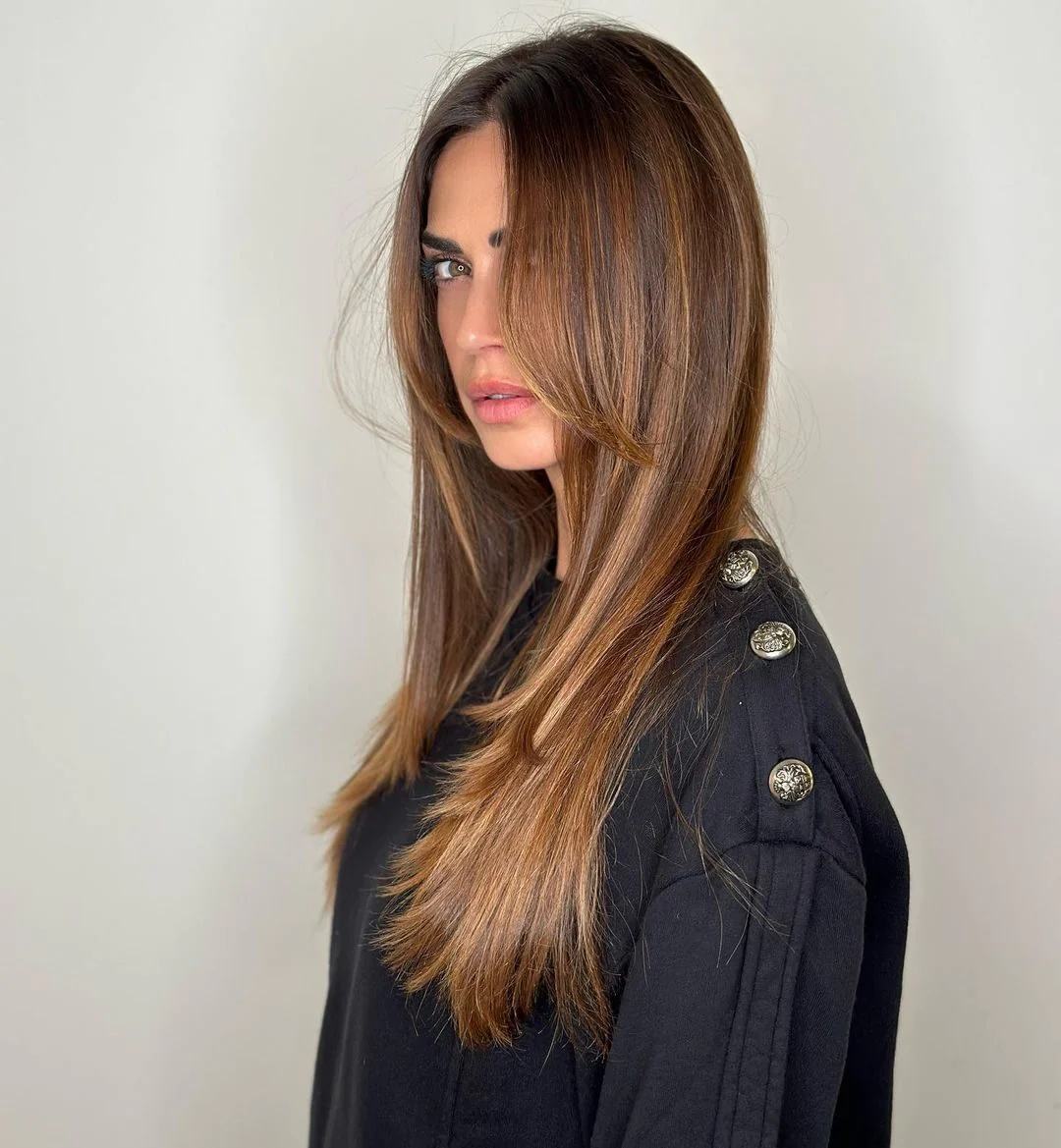 Capelli lunghi con frangia Fonte: web