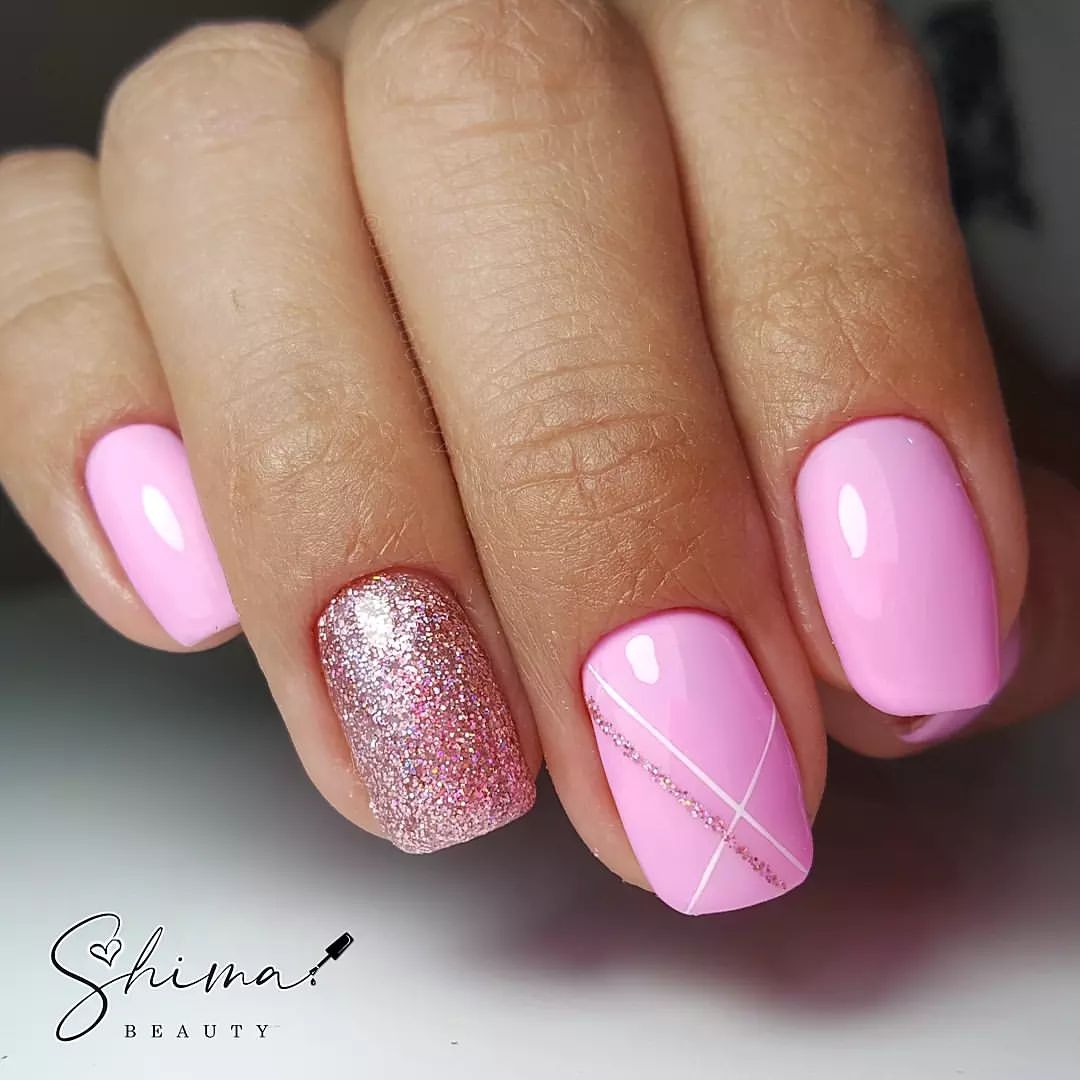 Unghie rosa - Instagram: @shima_beautyy