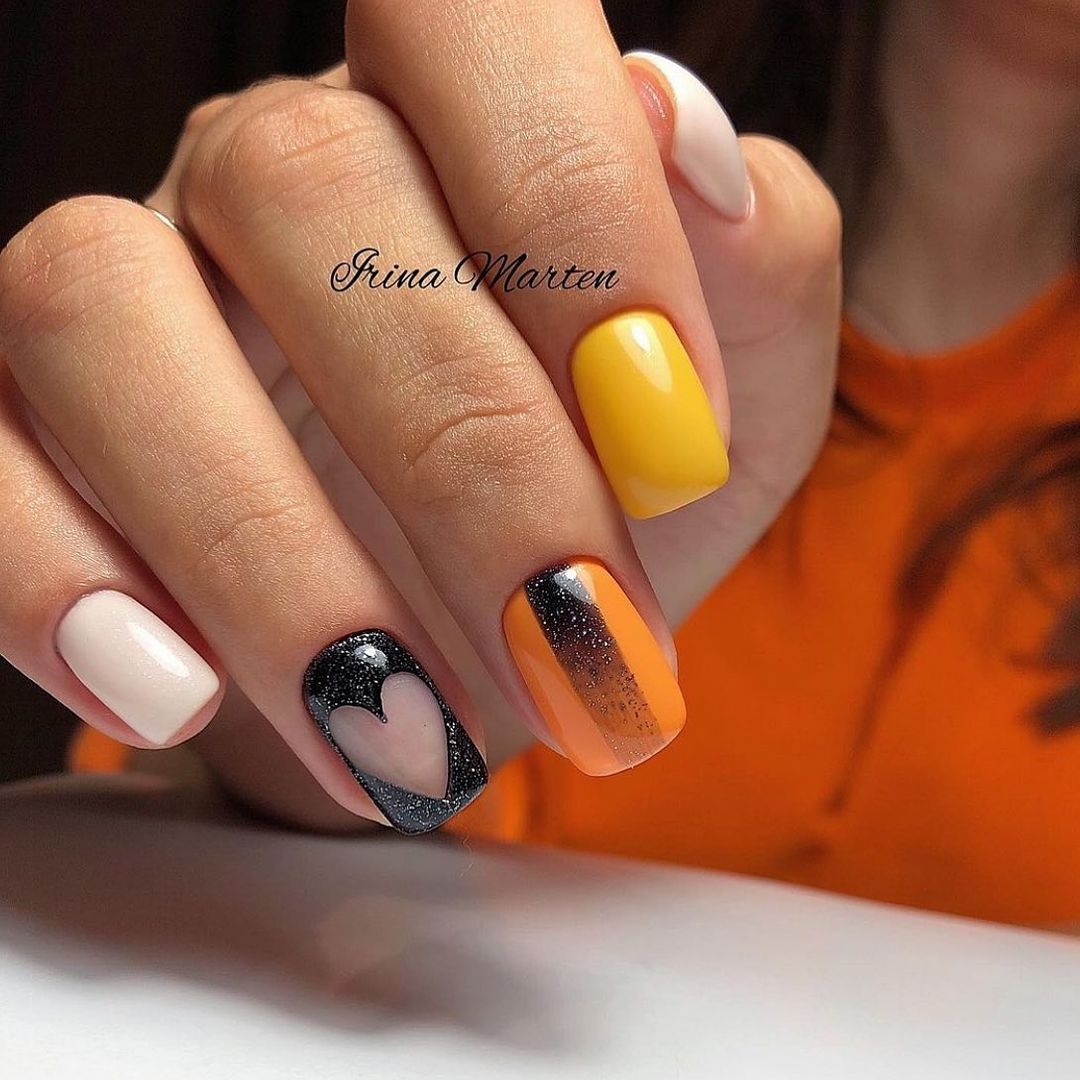 Unghie semipermanente colorate - Instagram: @nails_irinamarten