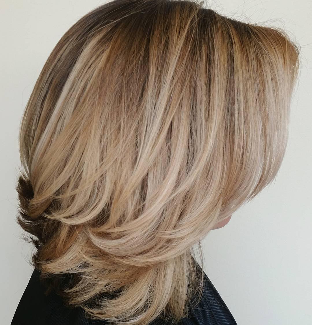 Balayage over 50 - @whitelotushairstudio