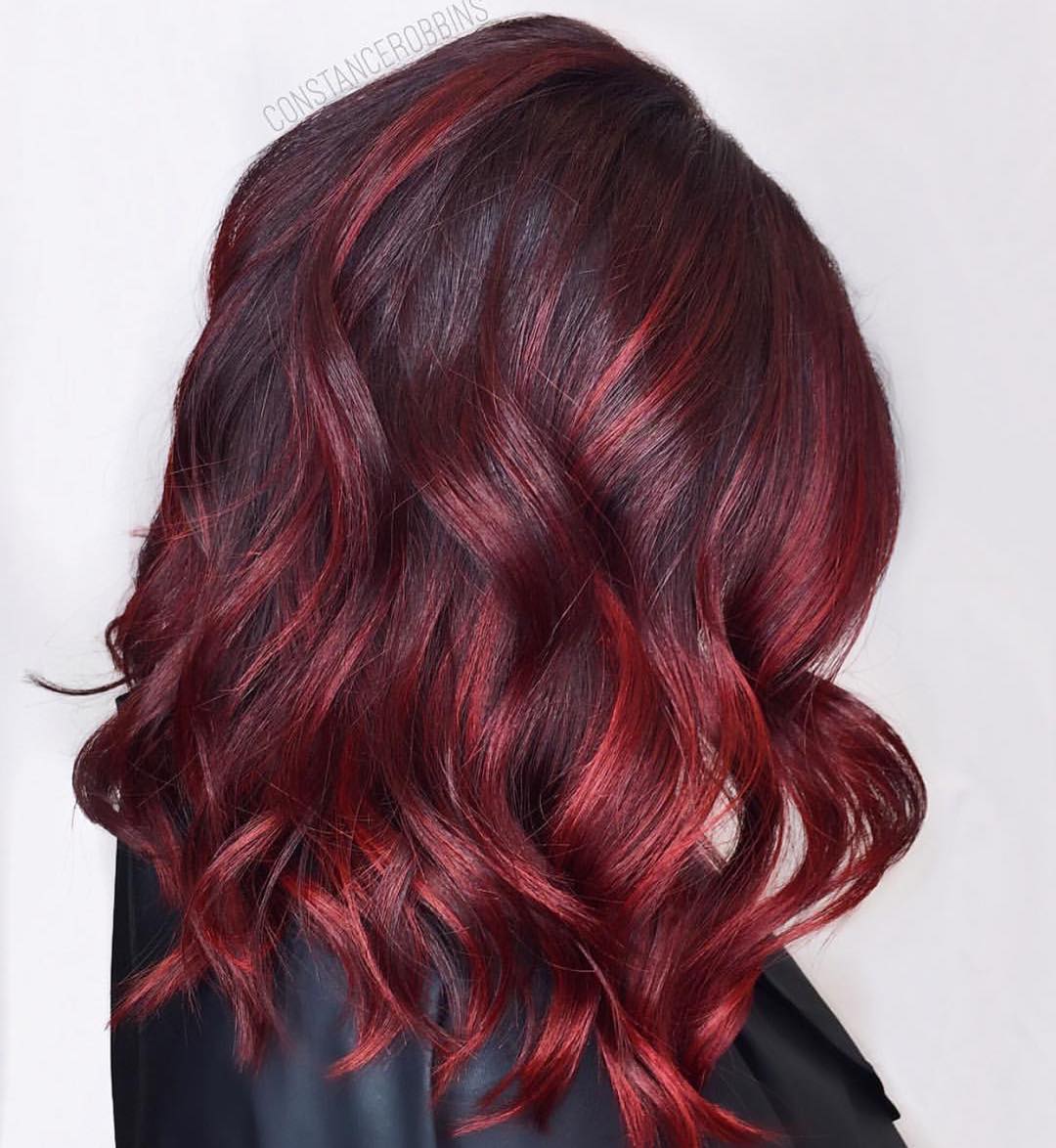 Balayage rosso mogano - @constancerobbins