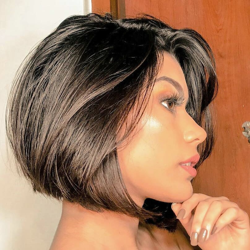 Bob scalato corto - @adrielicbrandao