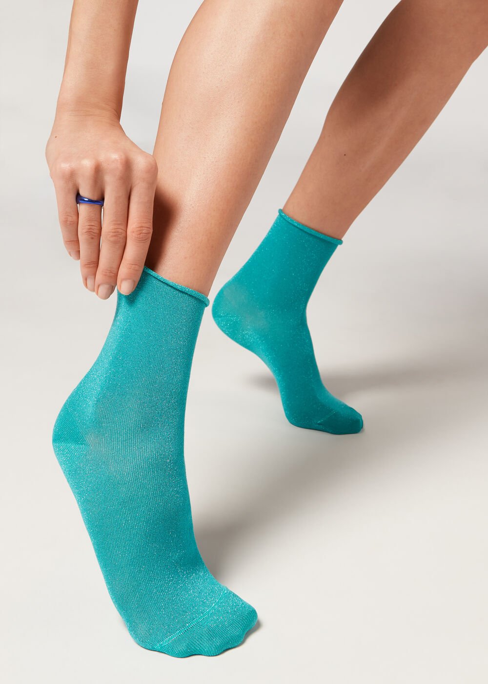 Calze corte con Glitter - Foto: Calzedonia.com