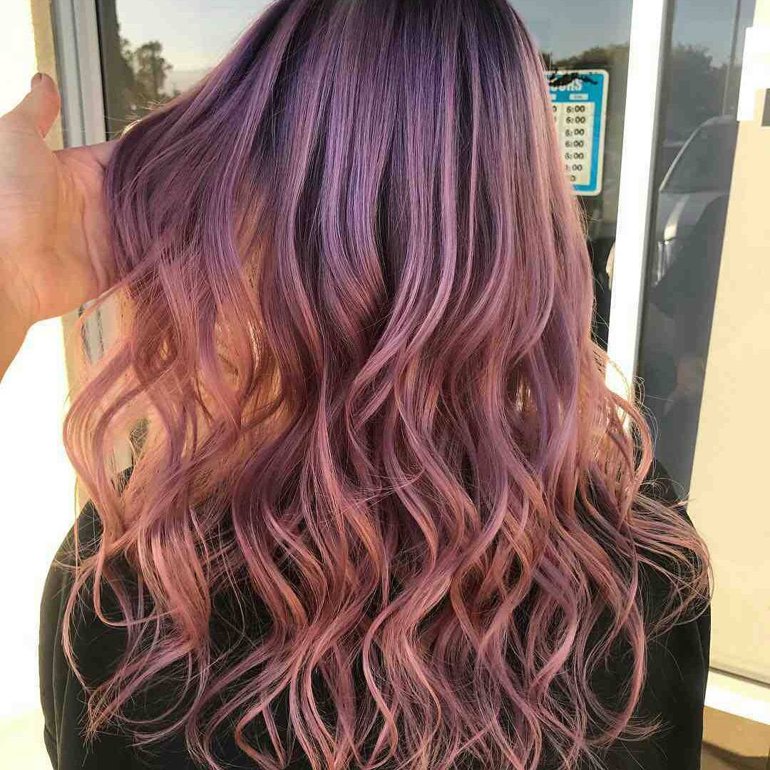 Capelli lunghi ramati