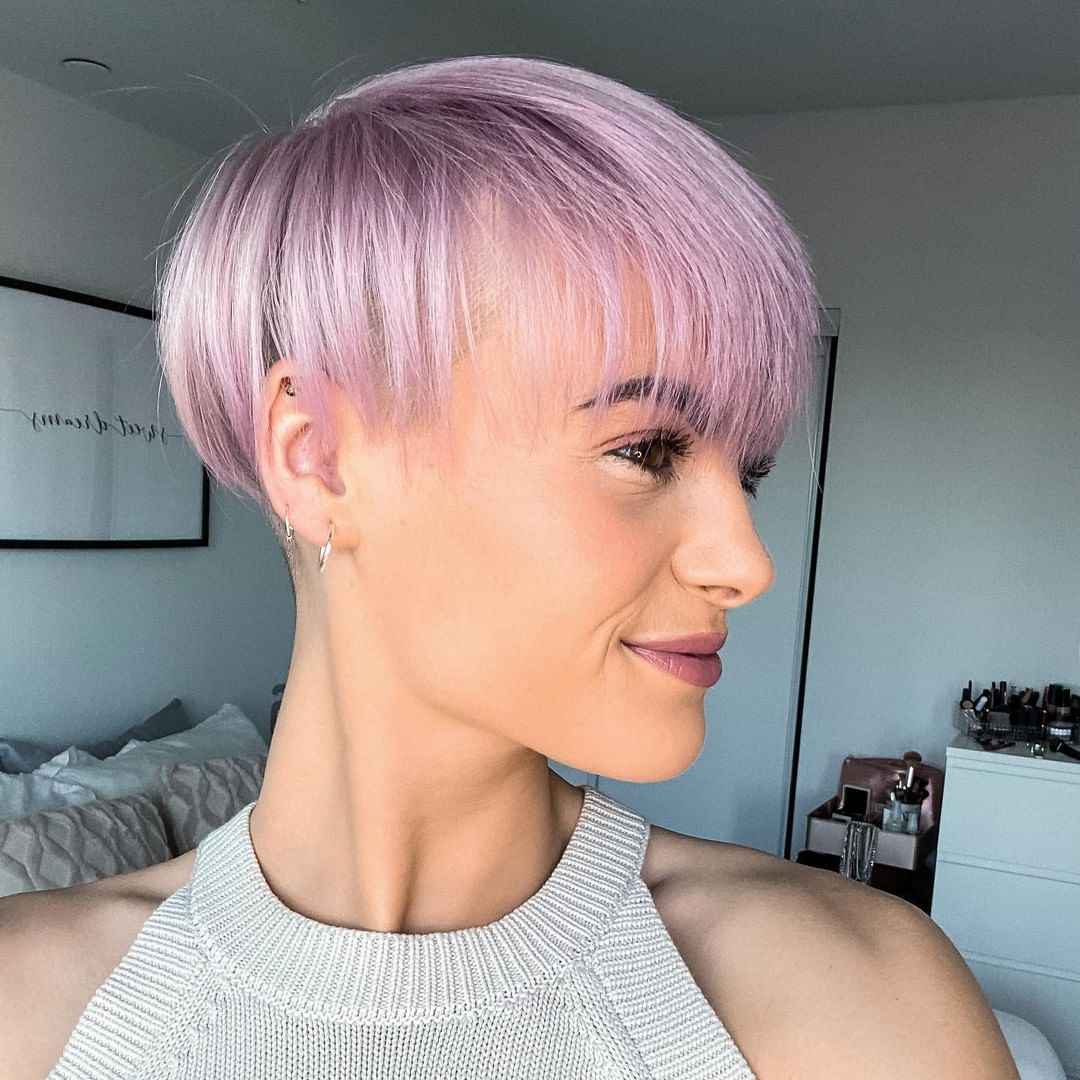 Caschetto pixie lilla