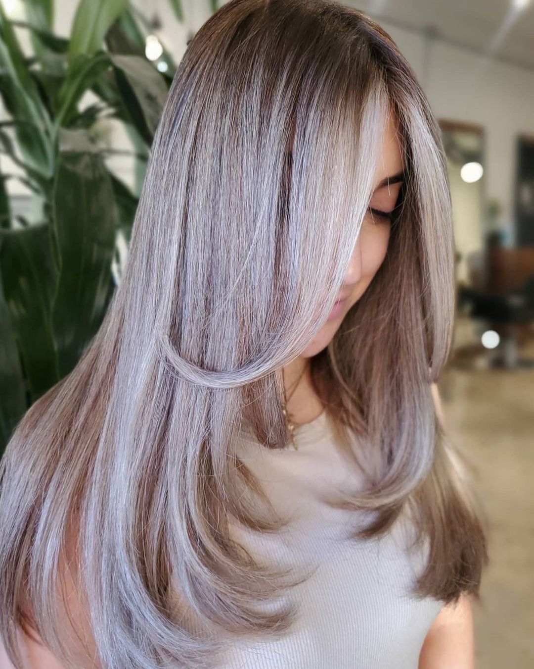 Sfumature biondo beige - @hairsouffle