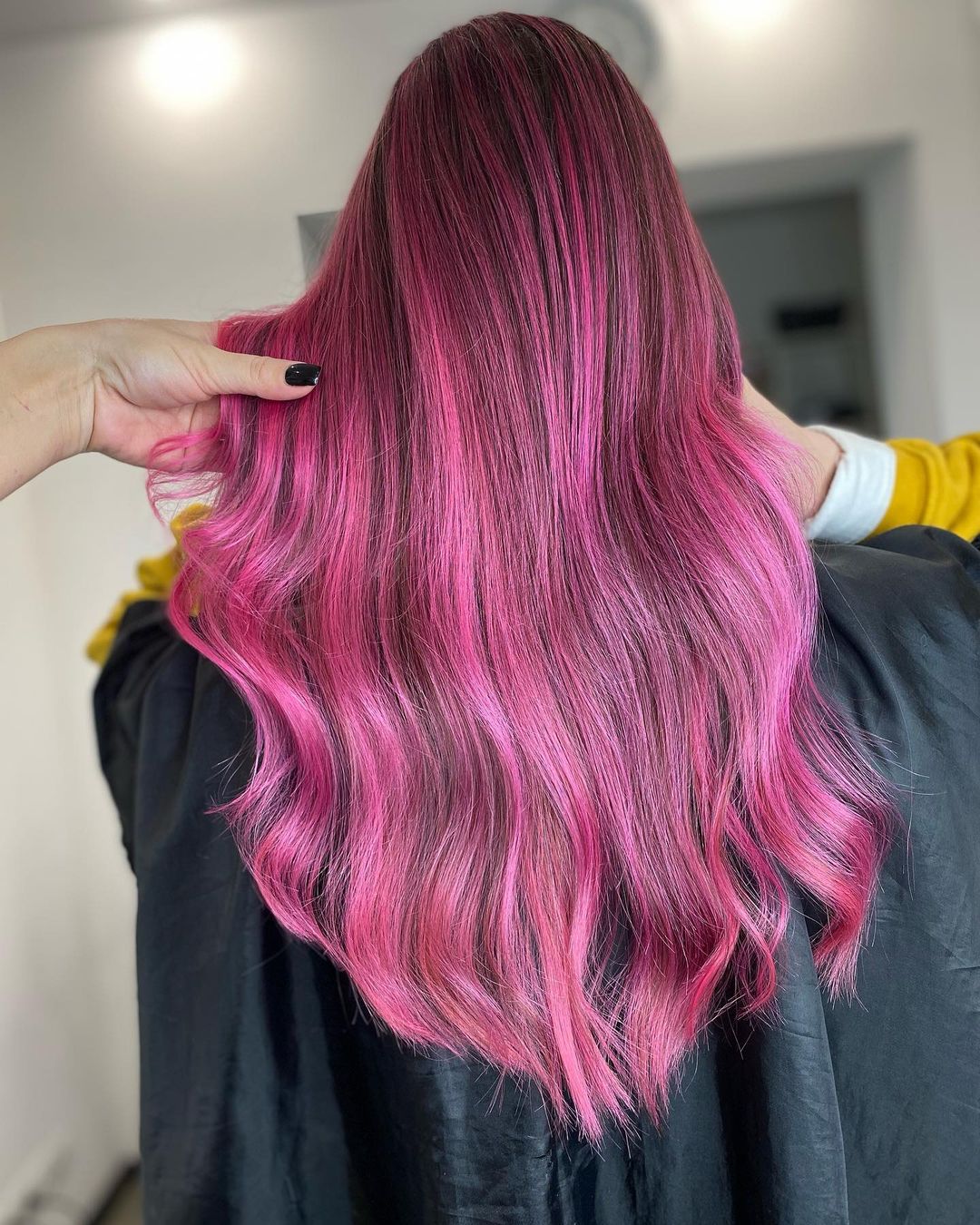 Shatush fucsia - Instagram: @orlova_haircolor