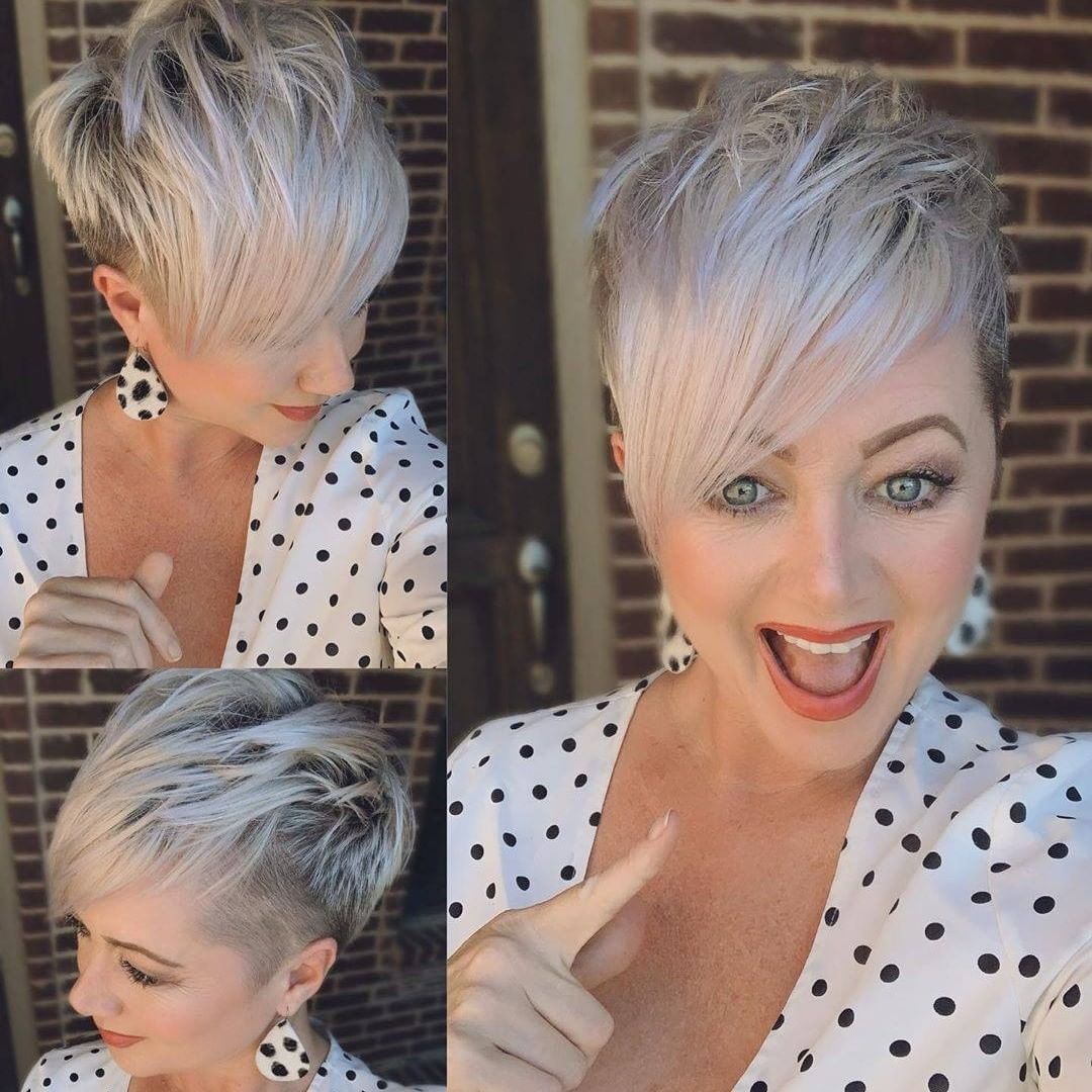 Taglio pixie bianco - @cleanbeautyreveal