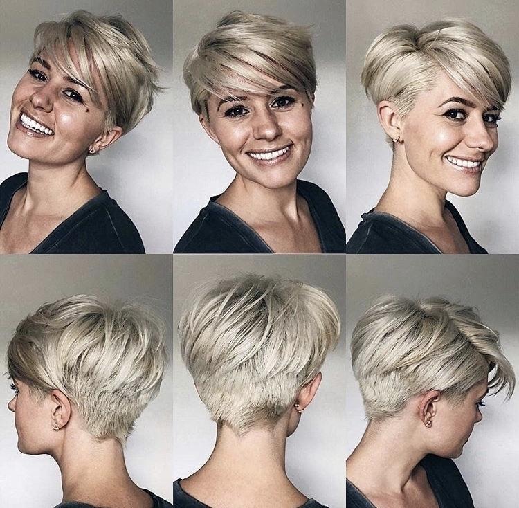 Taglio pixie corto biondo freddo - @becs_mk