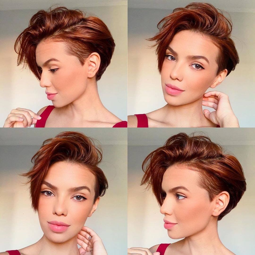 Taglio pixie rosso - @_palomaabessa