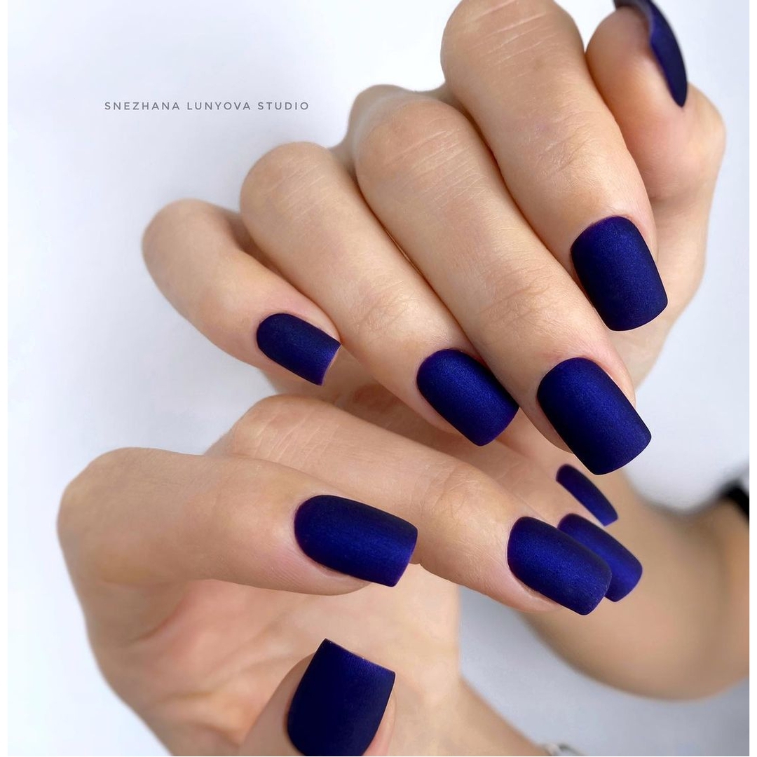 Unghie blu notte - @ideas_for_nailart