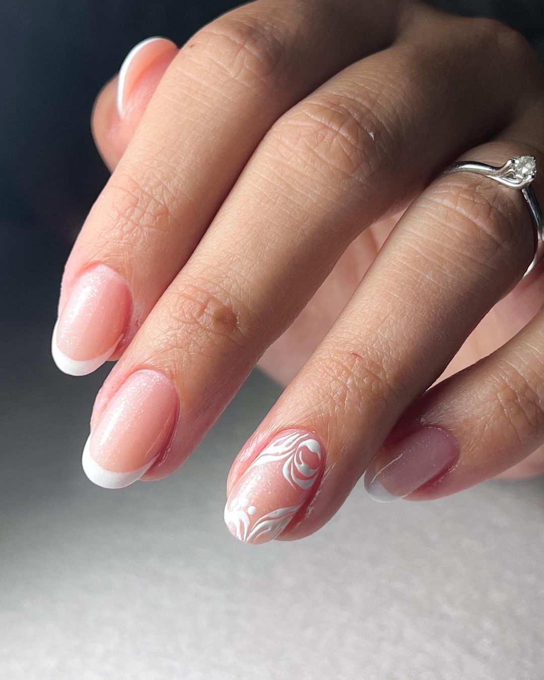 Unghie French sposa - @katerina_beautynails