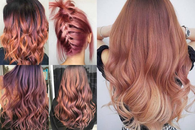 capelli sfumati rossi