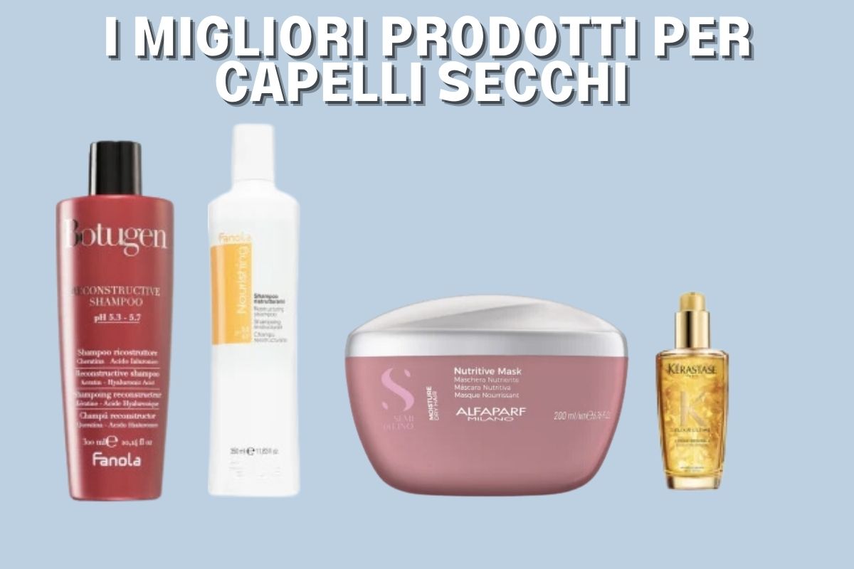 I migliori prodotti per capelli secchi