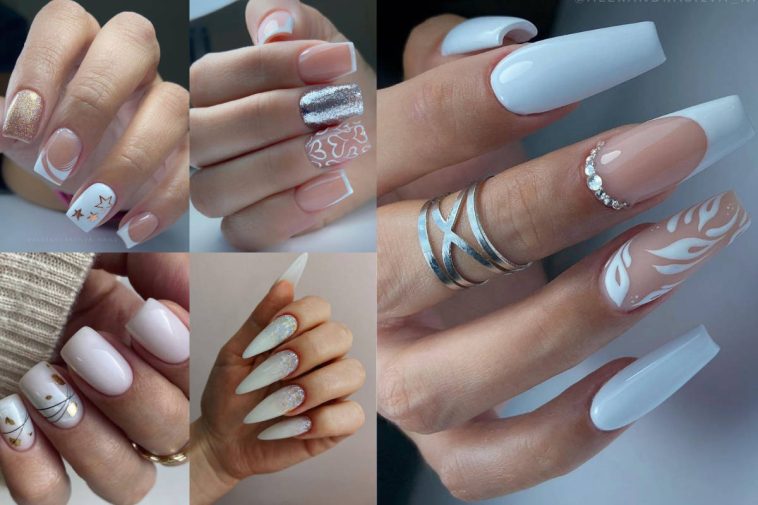 unghie bianche,le nail art del momento