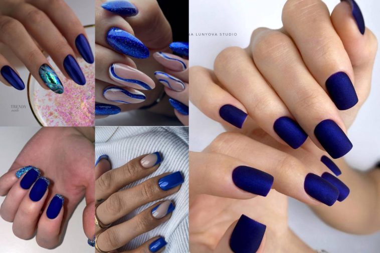 Unghie blu, le idee trendy di questo 2023