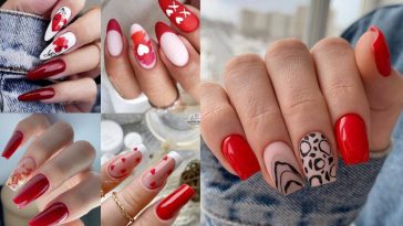 Unghie rosse eleganti