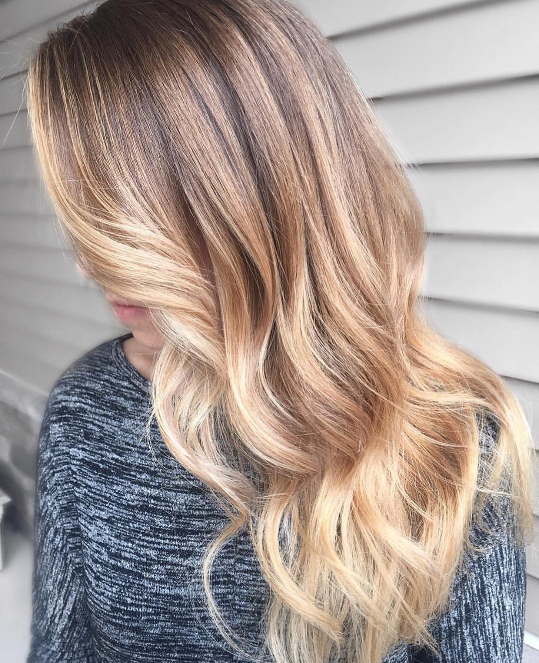 Balayage biondo oro - @prettylittleombre