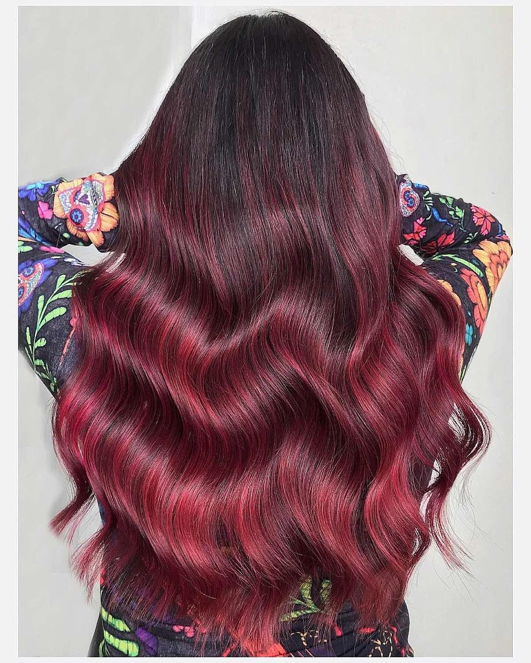 Balayage rosso acceso - @lamacasias