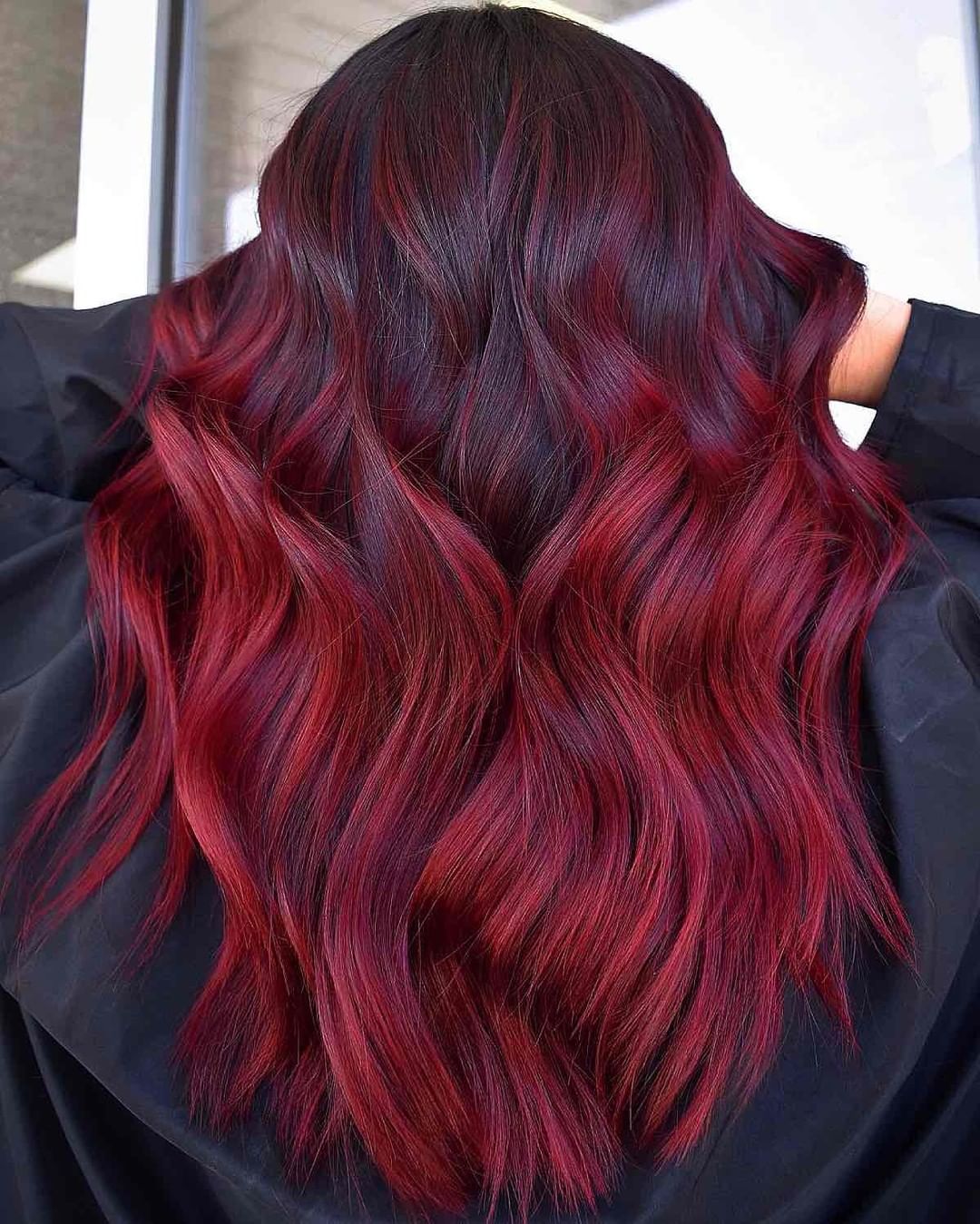 Balayage rosso - @lmariehairr