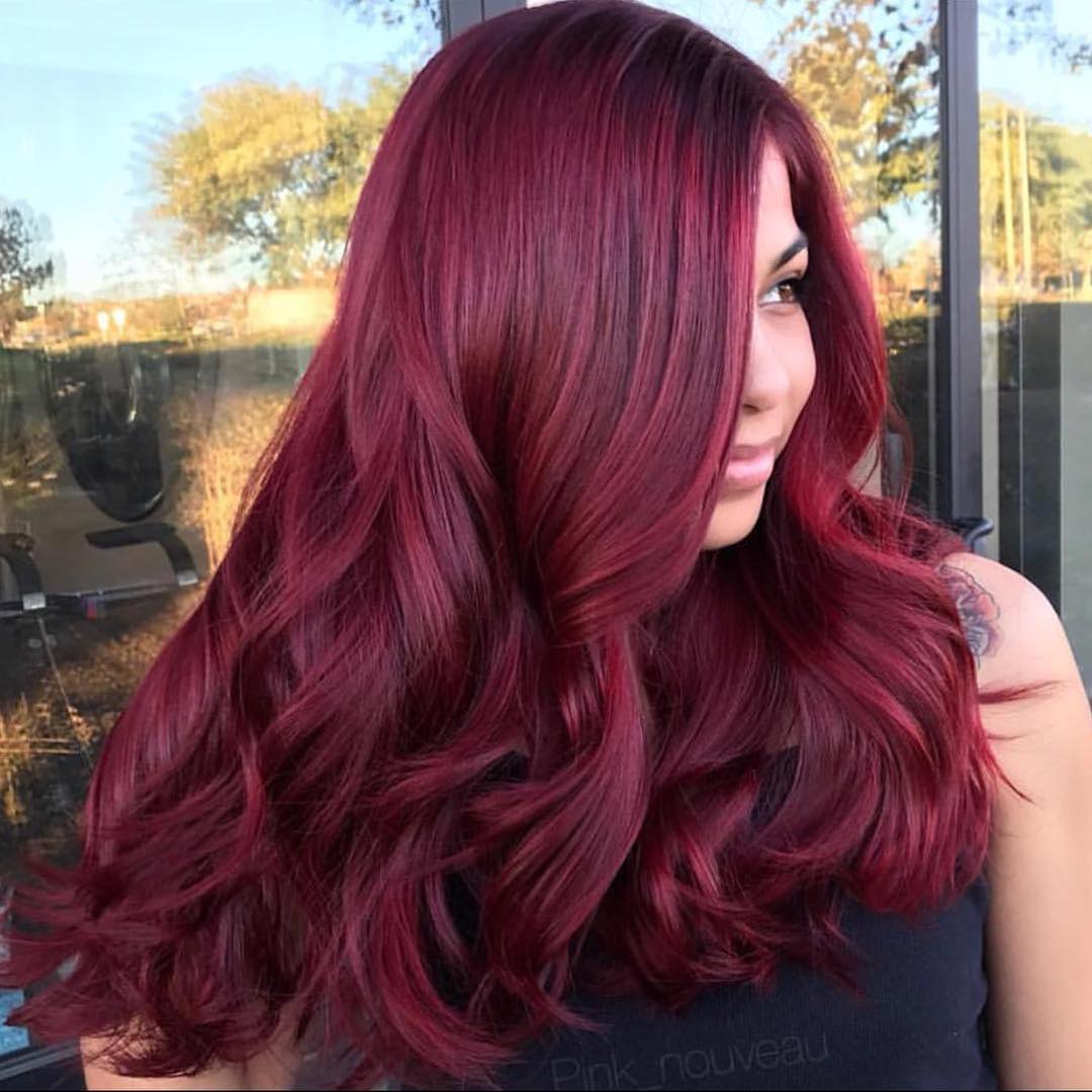 Capelli rosso mogano - @pink_nouveau