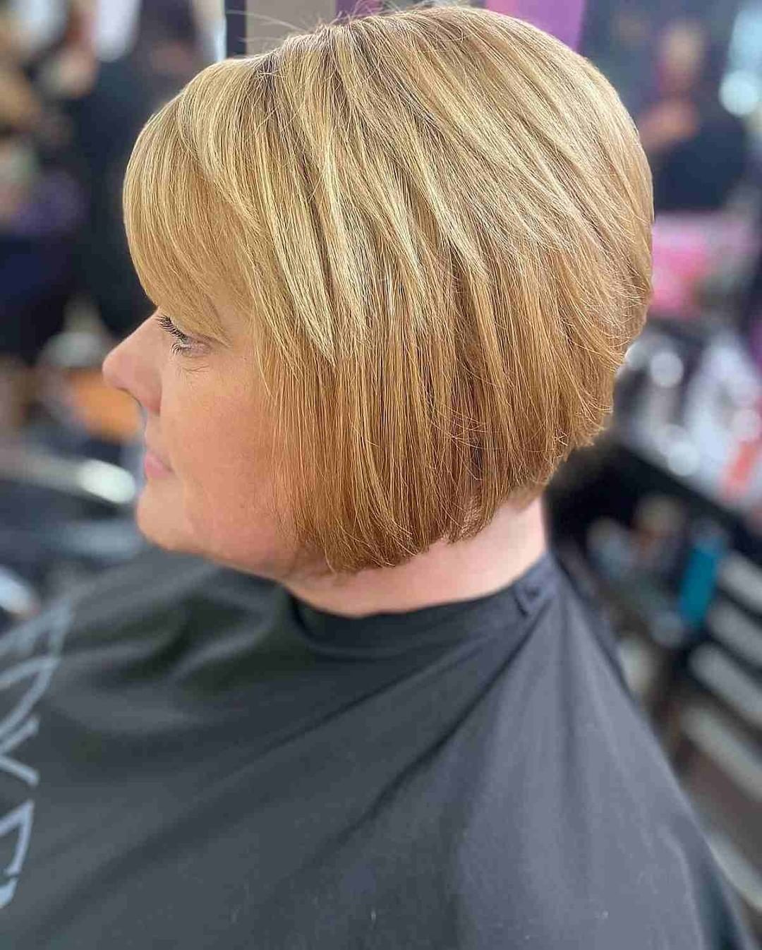 Caschetto biondo over 60 - @doordyesalon_pa