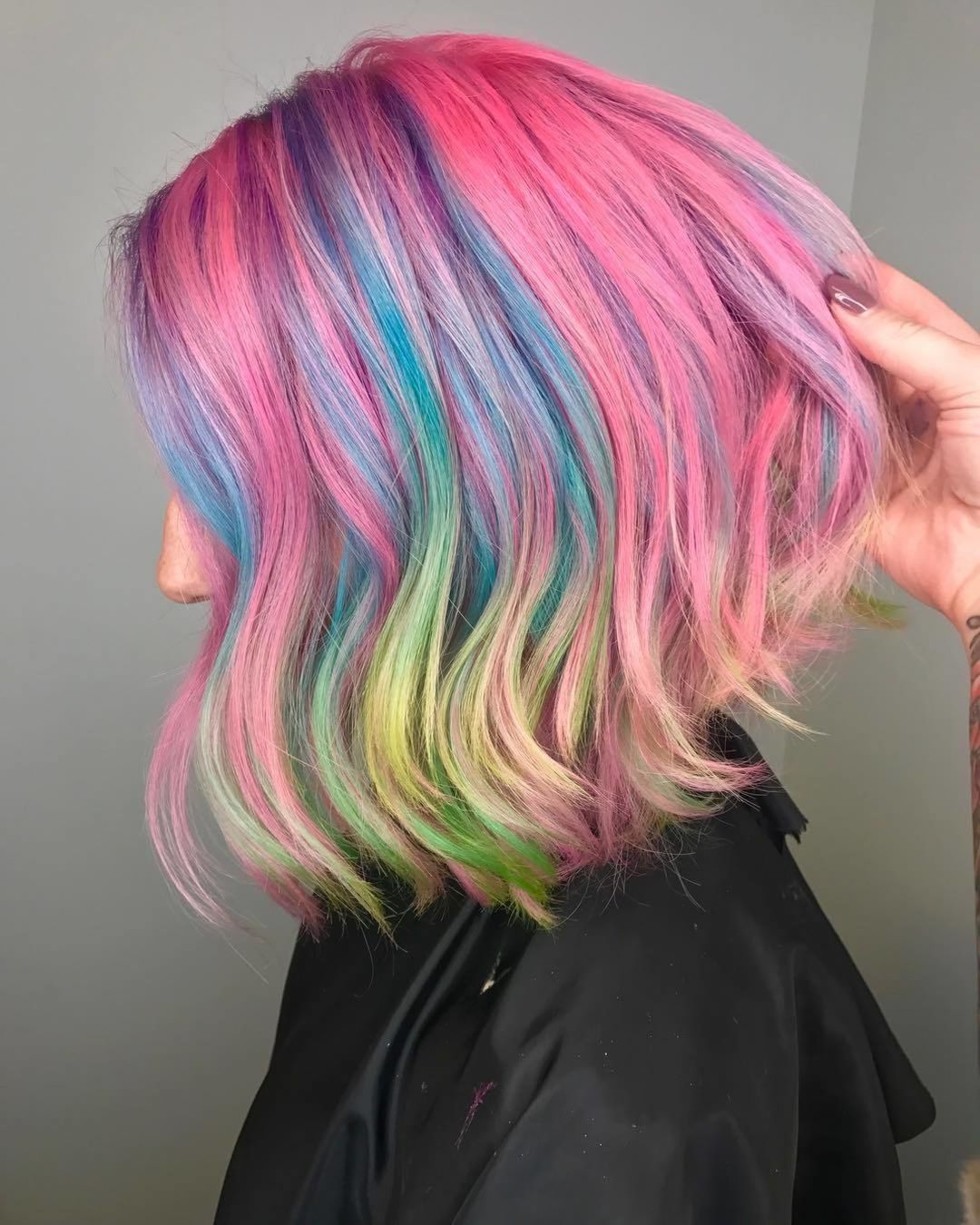 Caschetto colorato - @allydestouttt 