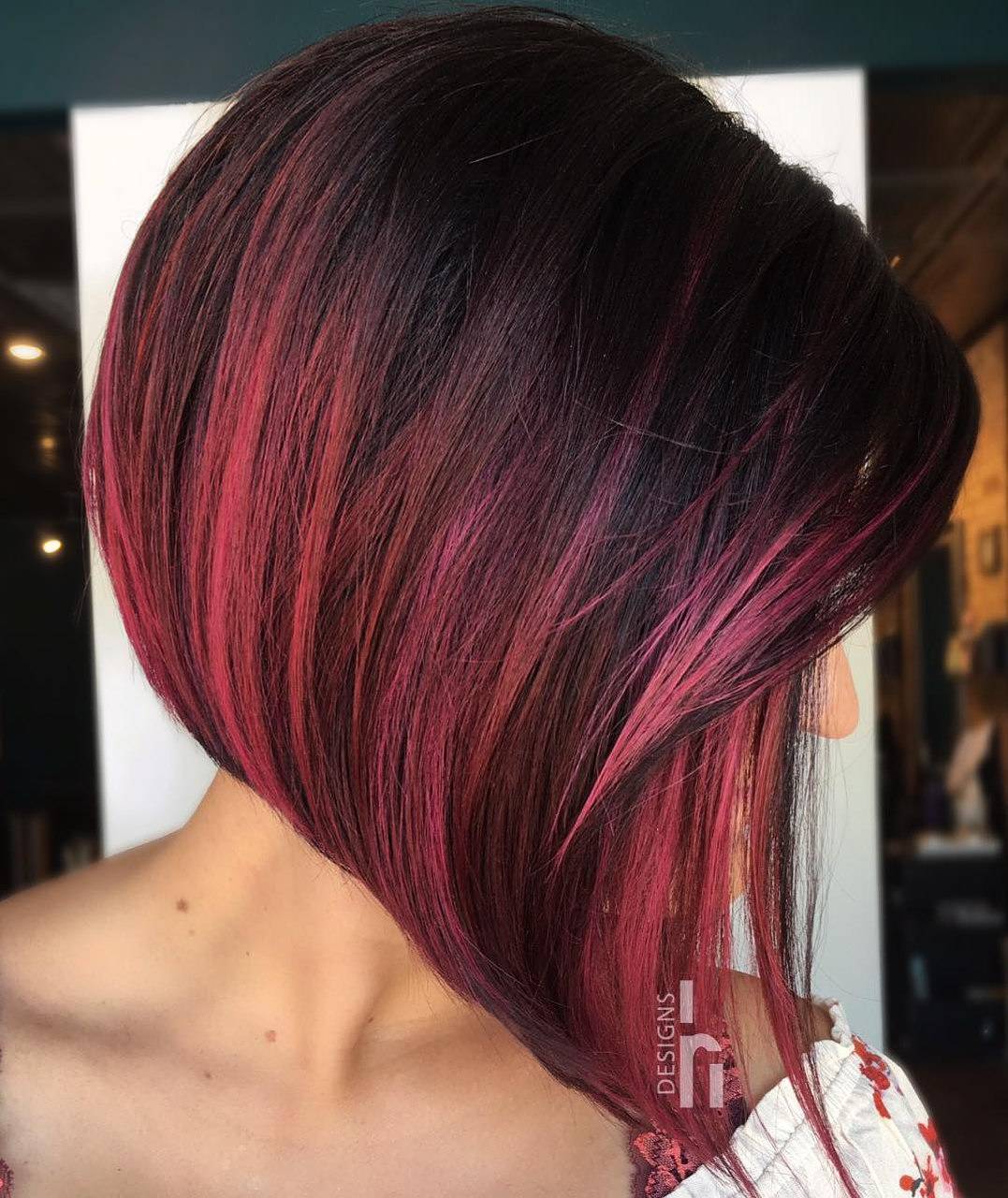 Caschetto inverso rosso - @headrushdesignsbyjulieann