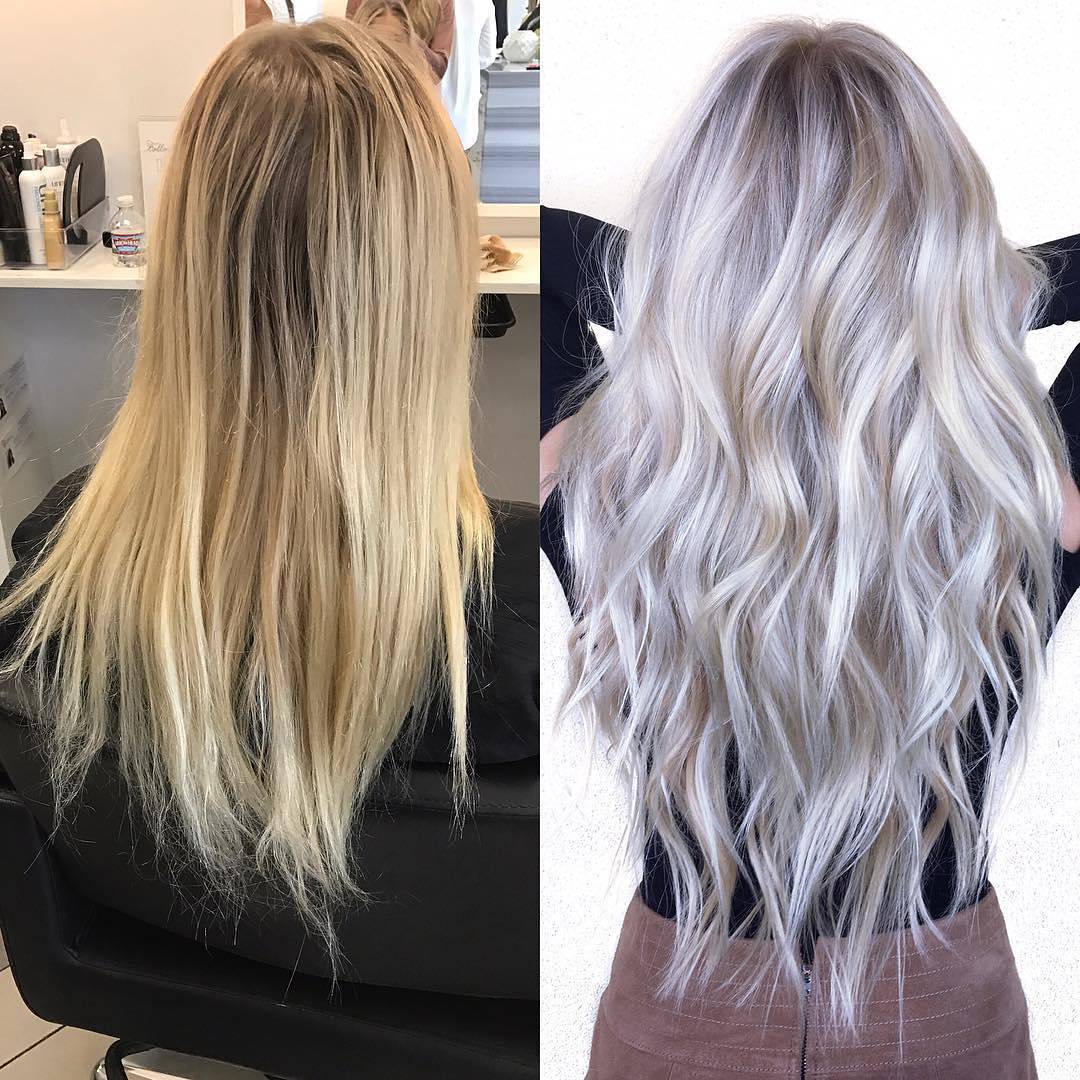 Dal biondo al bianco - @hairby_chrissy