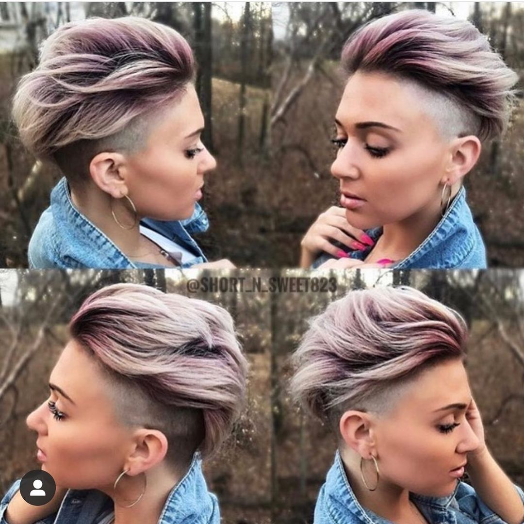 Pixie corto con sfumature rosa - @short_n_sweet823
