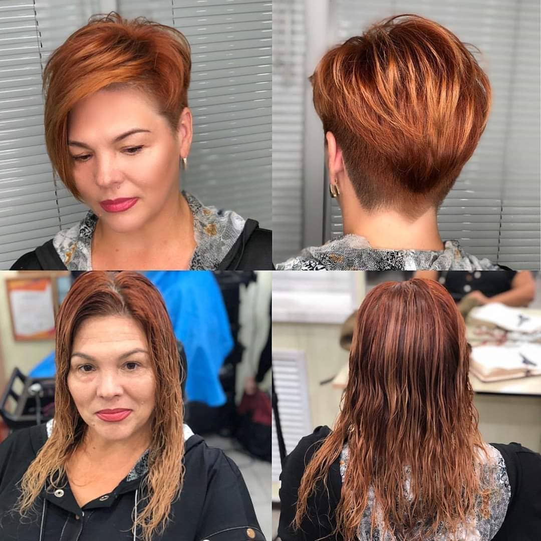 Prima e dopo taglio corto - @short_hair_ideas