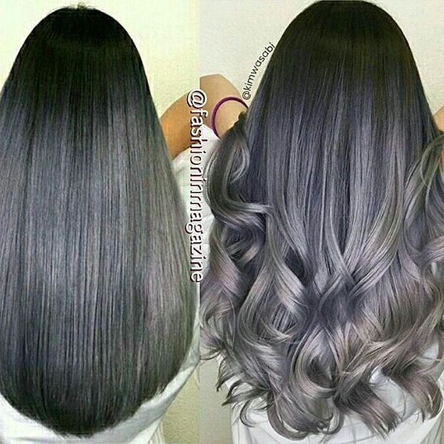 Taglio lungo mosso decolorato - @therighthairstyles