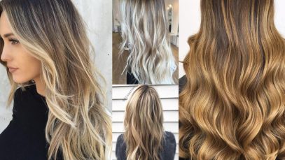 Balayage biondo su capelli lunghi e medi