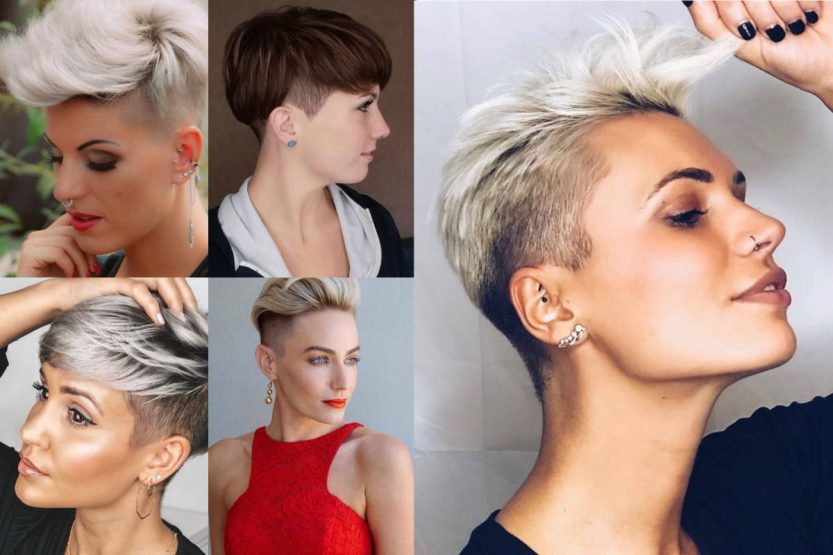 Pixie cut corti, scalati e con ciuffo