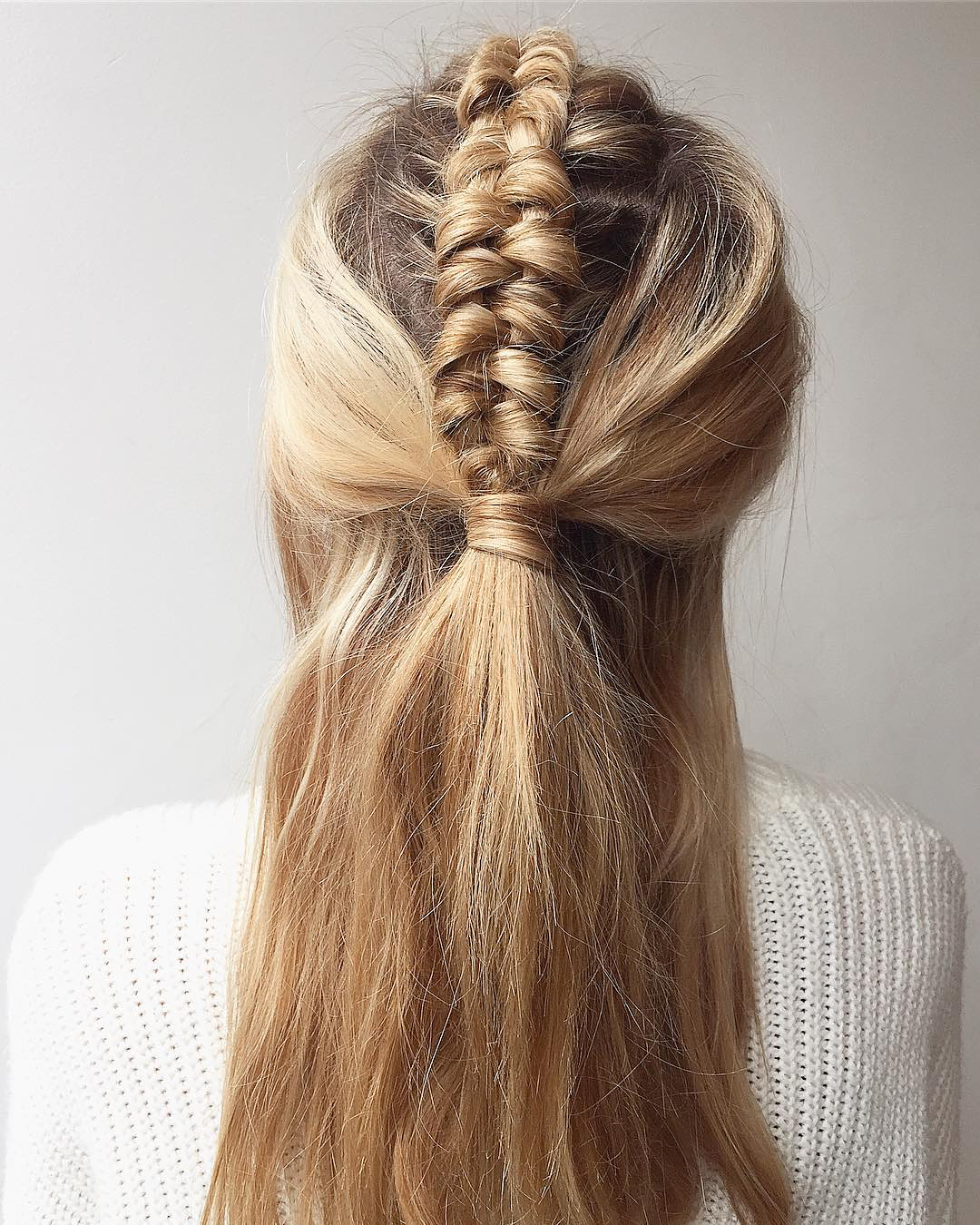 Acconciatura con treccia - Instagram: @michaelgrayhair 
