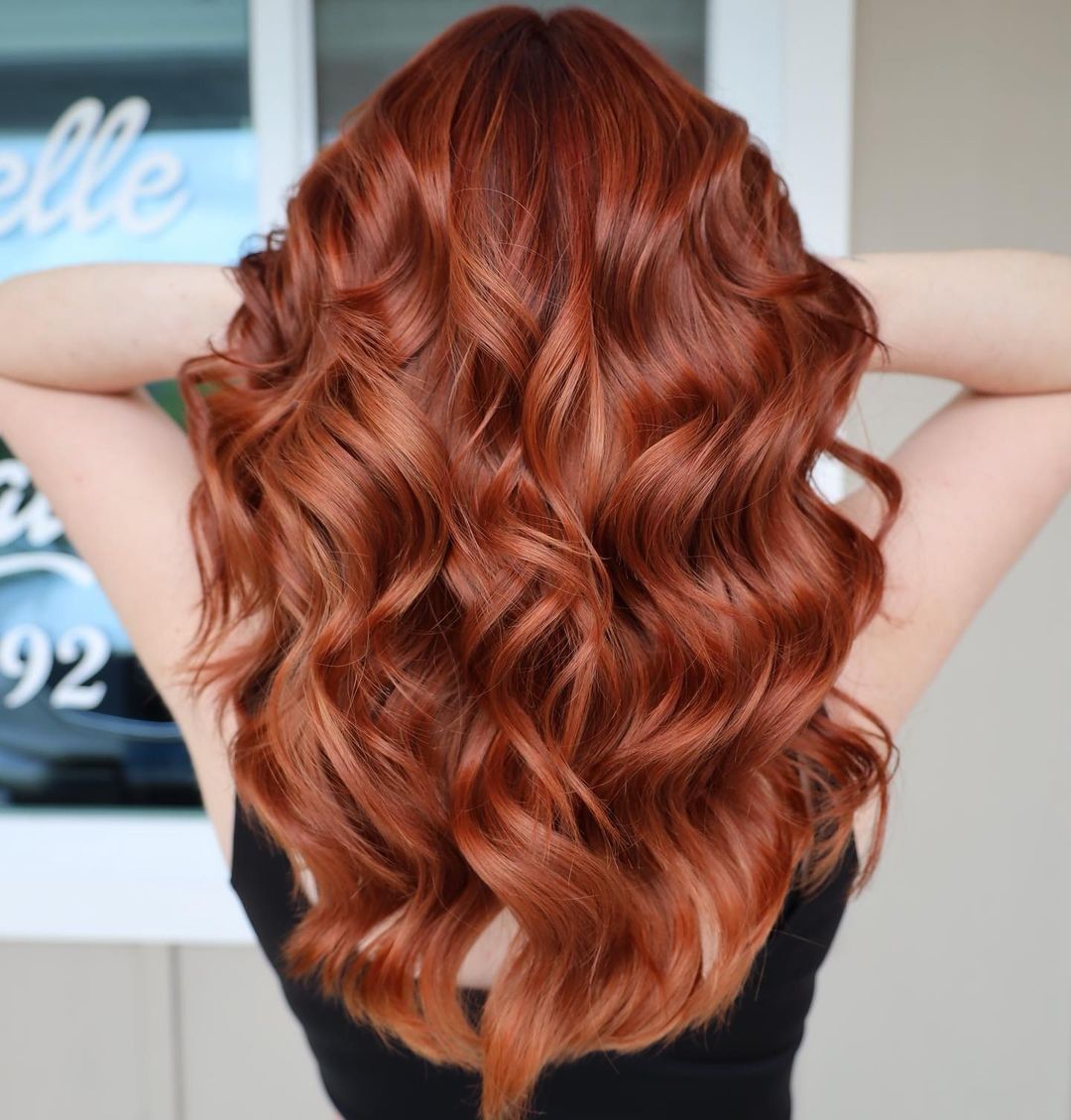 Capelli rosso-rame - @_danielledoeshair