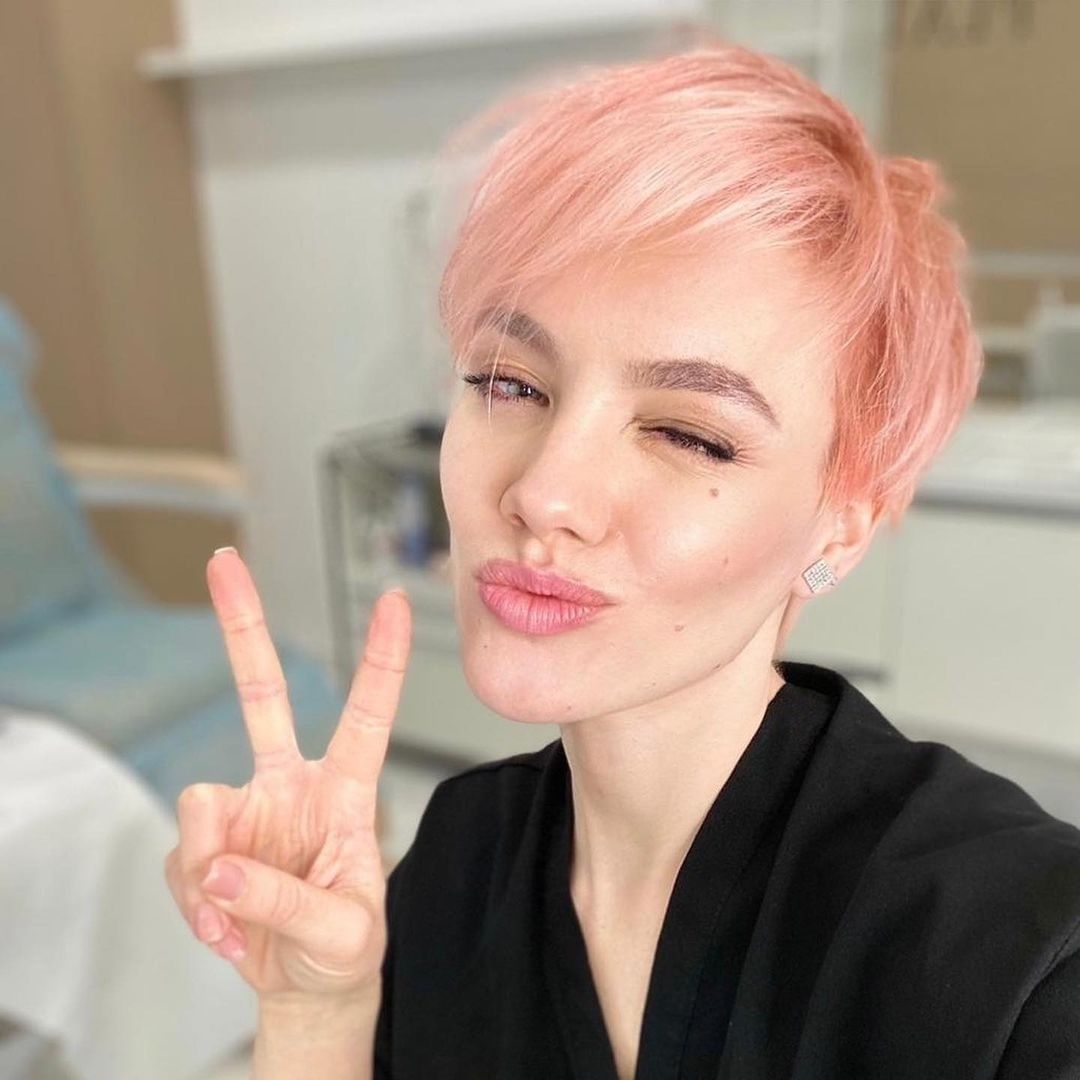Pixie rosa chiaro - @olgazhuchok_hair
