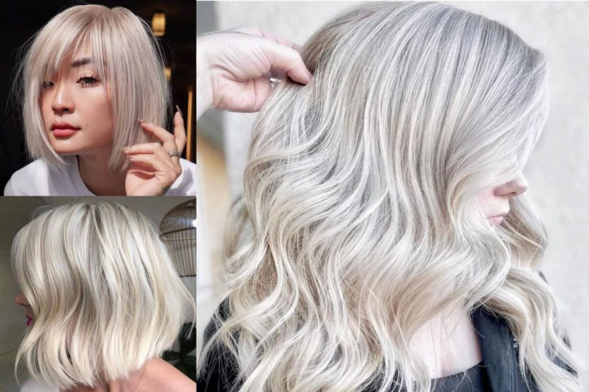 Capelli bianchi, ecco una serie di tagli corti e medi