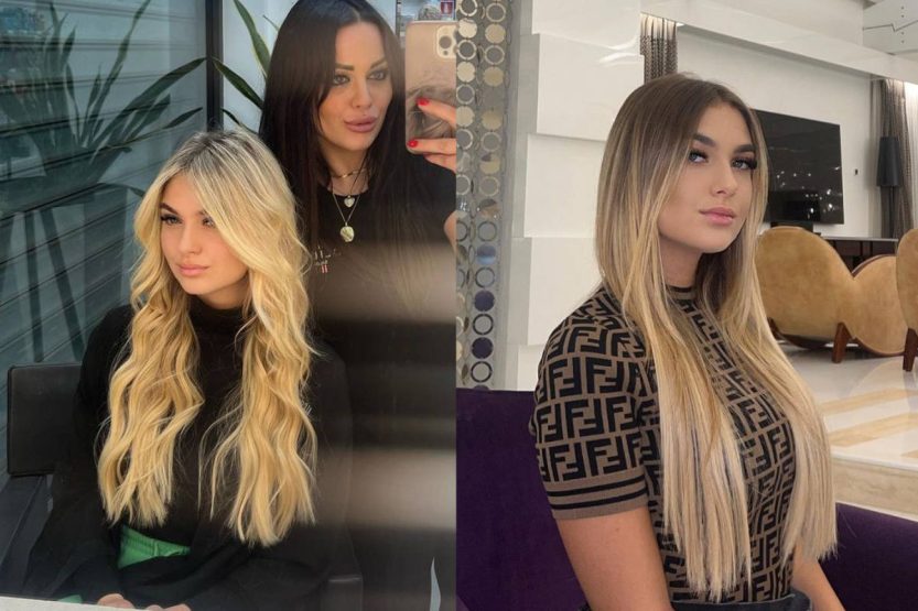 Cambio look per Chanel Totti