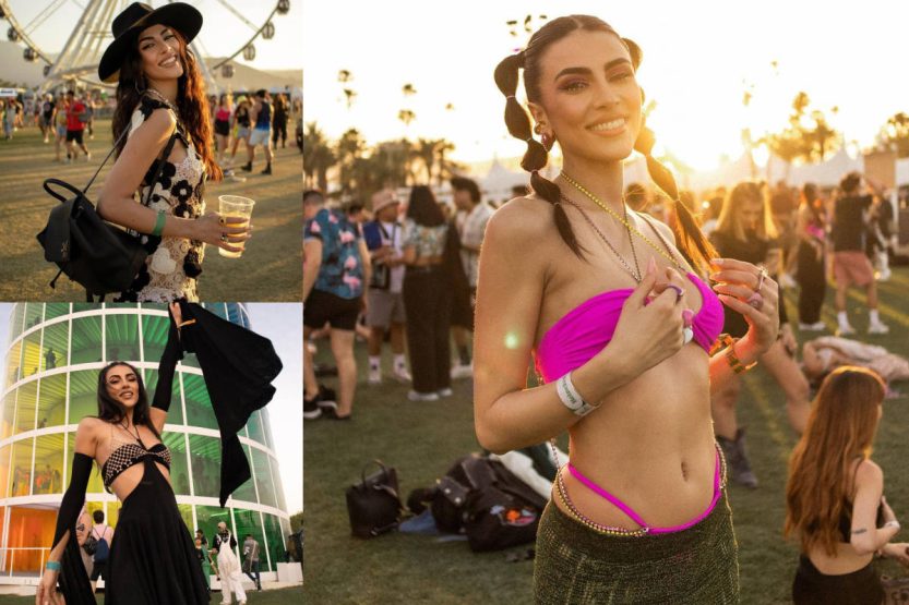 Giulia Salemi e i suoi look al Coachella