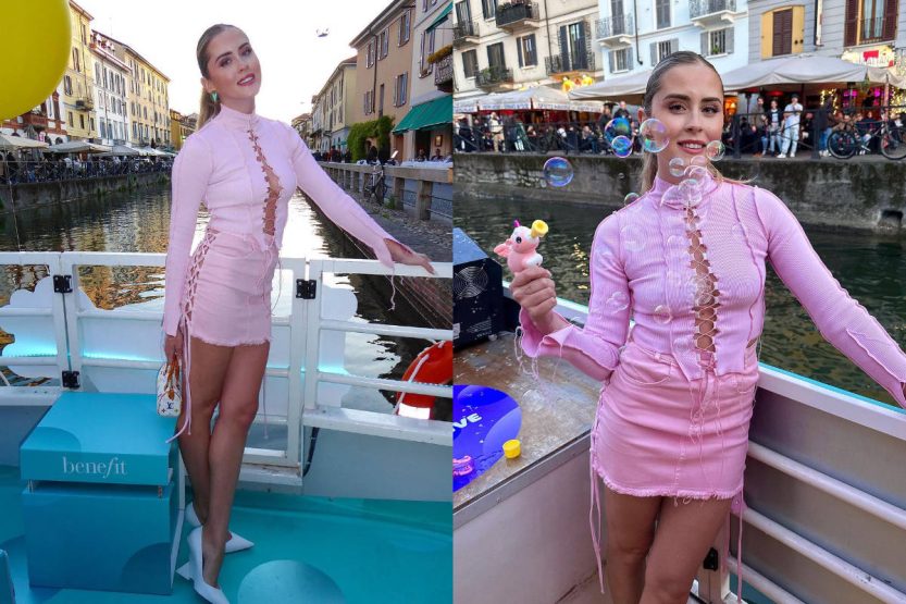 Outfit e acconciatura, il look di Valentina Ferragni
