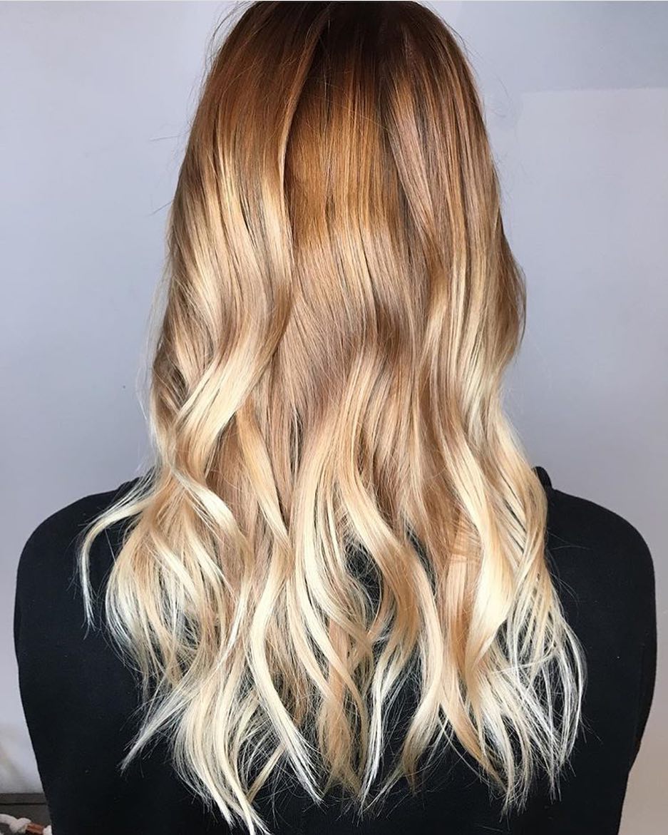 Balayage biondo oro - Instagram: @hairbyrosalinda