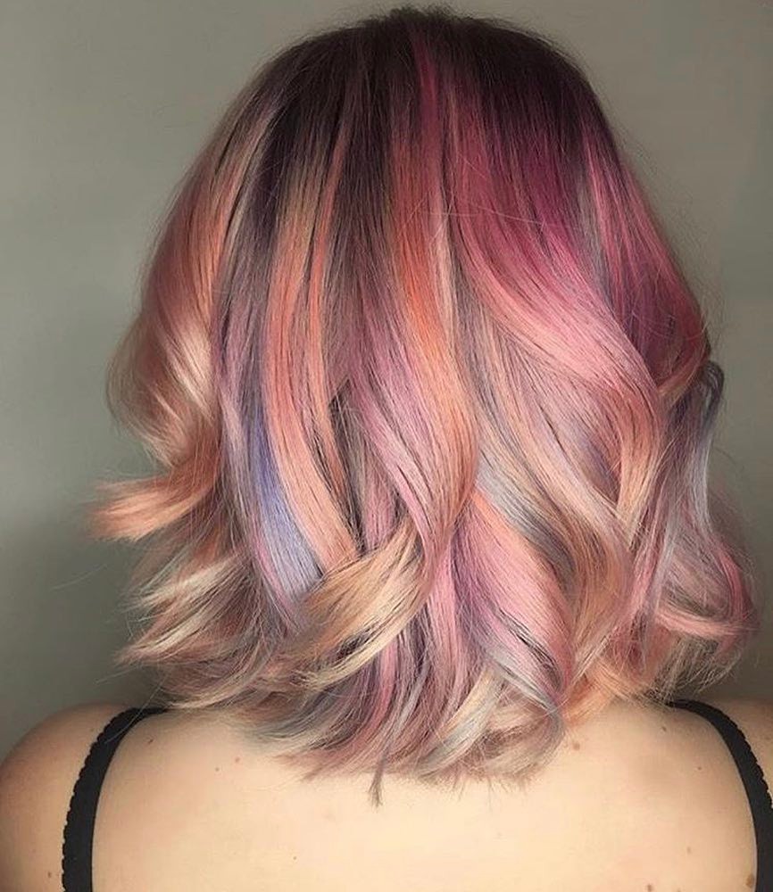Balayage colorato - Instagram: @elizatrendiakhair