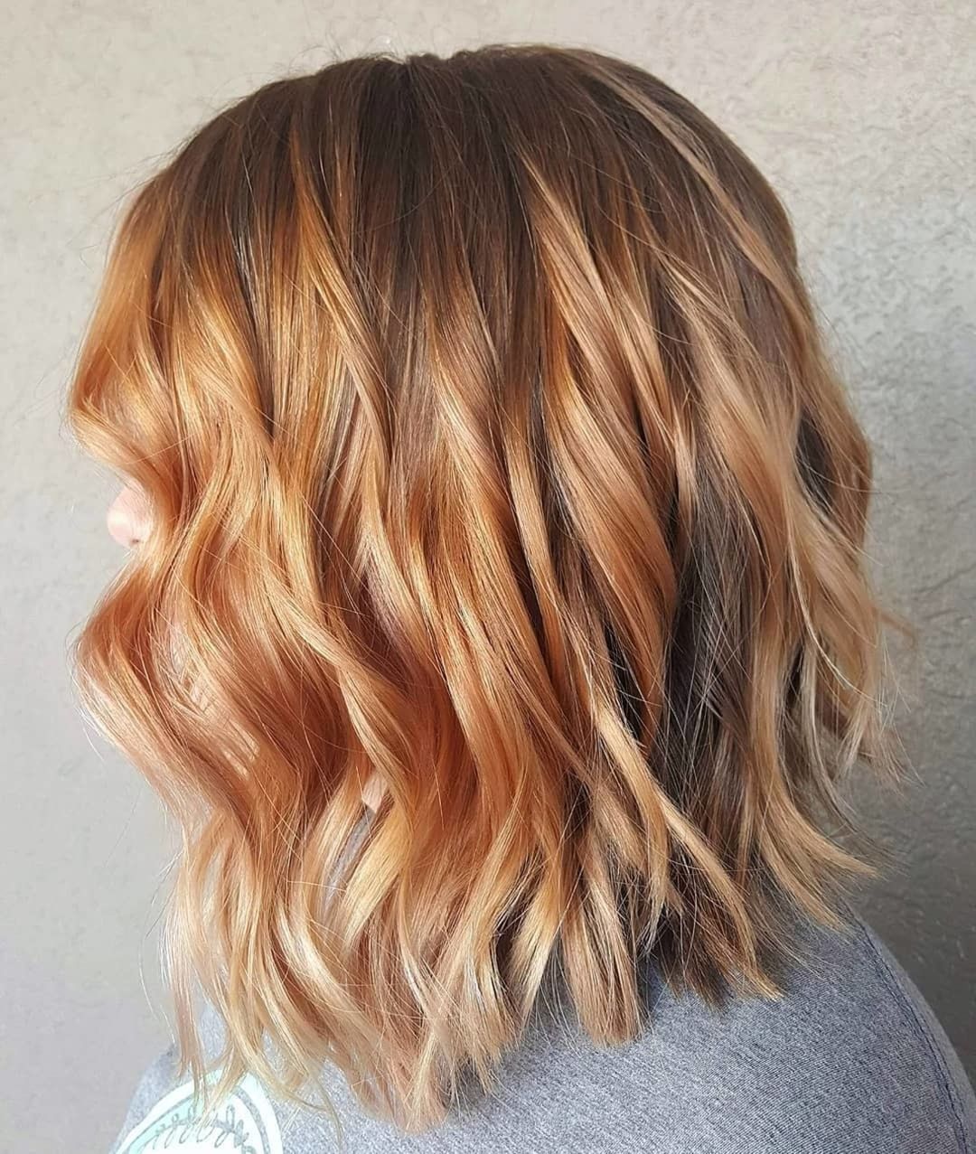 Caschetto con sfumature biondo fragola - Instagram: @rl.styles0813