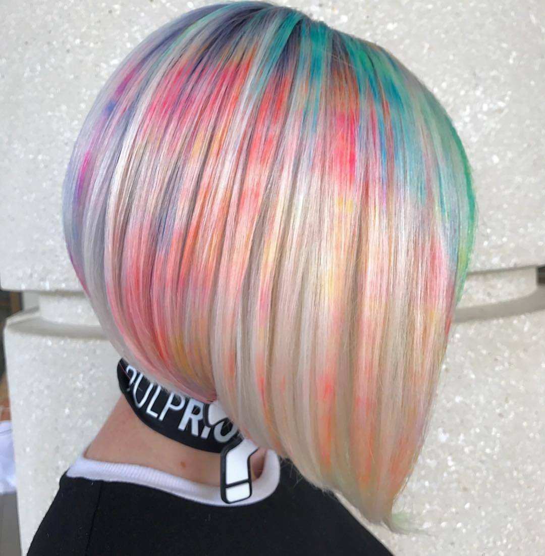 Caschetto inverso colorato - Instagram: @pylpriothair