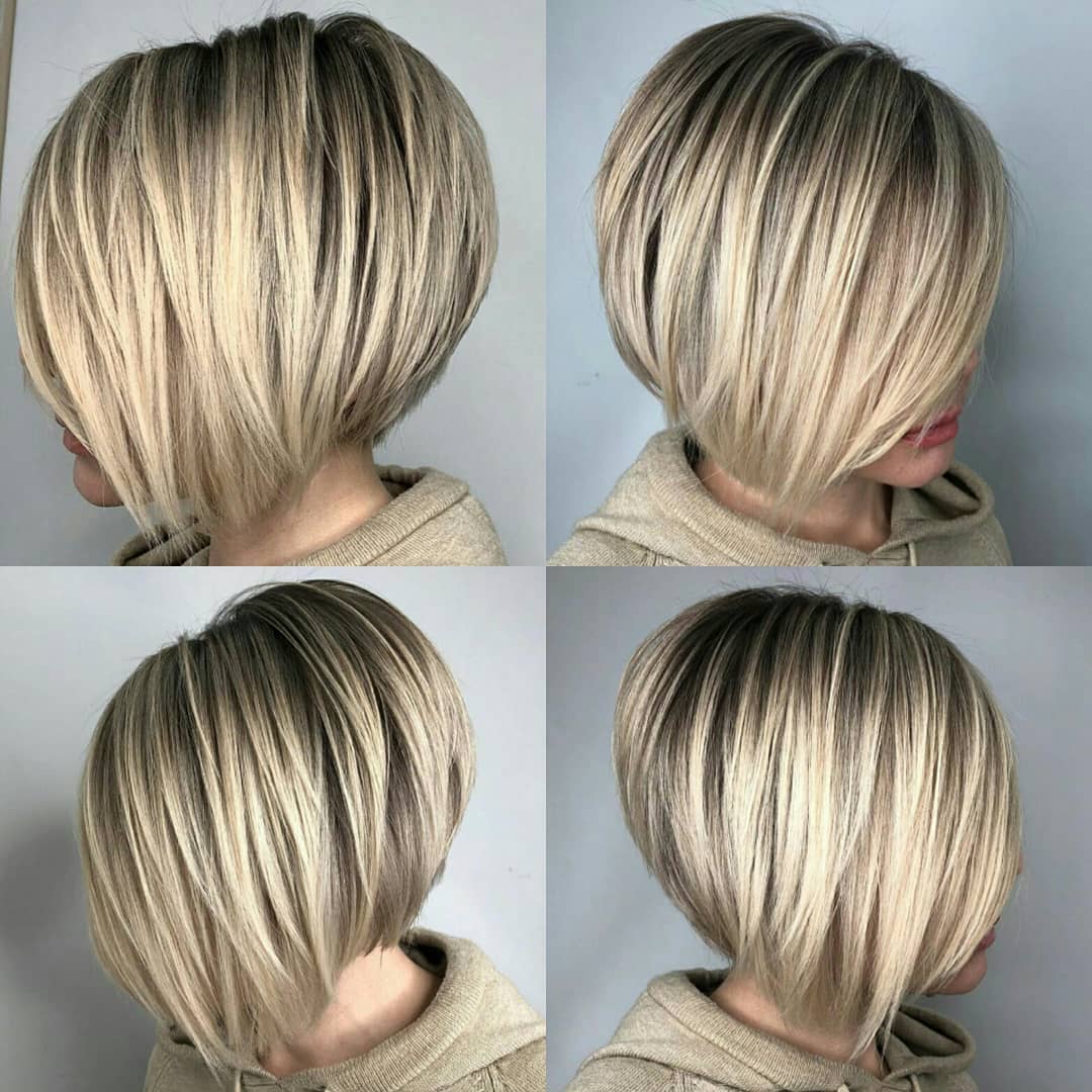 Caschetto liscio biondo - Instagram: @masterskaya_koloristiki