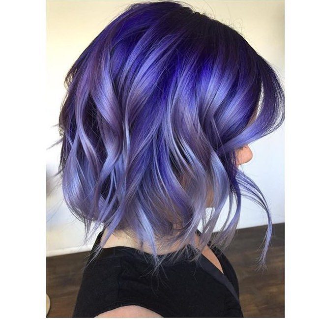 Caschetto medio viola - Instagram: @santerhair