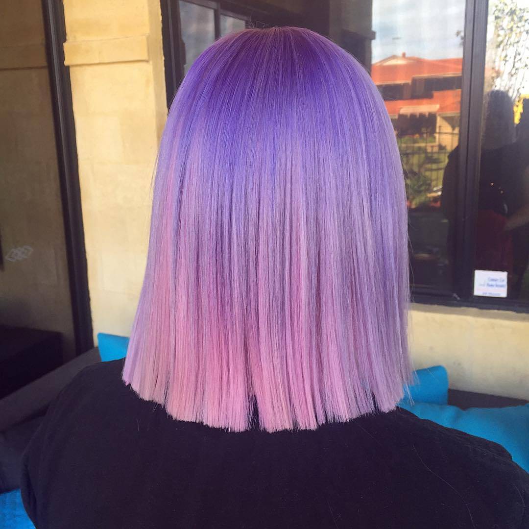 Caschetto tonalità pastello - Instagram: @theloveofhair_