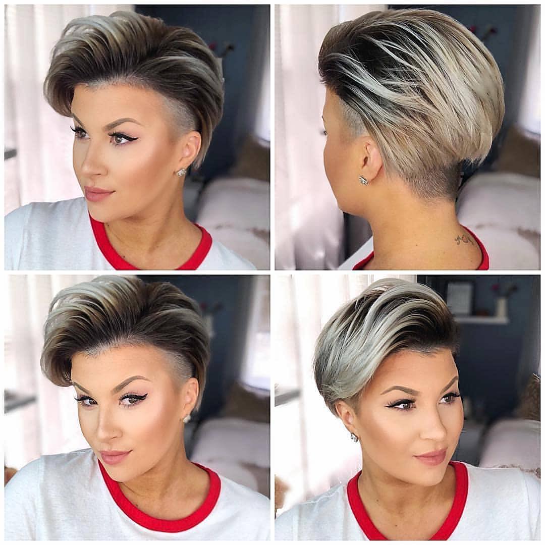 Pixie a due colori - Instagram: @kurzhaarestylen