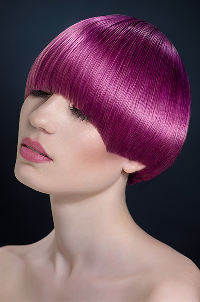 Pixie con frangia viola - Foto: @shutterstock.com